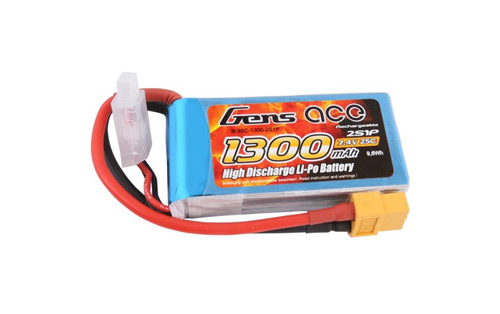 B-25C-1300-2S1P-XT60 - GENS ACE LIPO 1300mAh 25C 7.4V 2S1P XT60 B-25C-1300-2S1P-XT60 B-25C-1300-2S1P-XT60 - GENS ACE LIPO 1300mAh 25C 7.4V 2S1P XT60 B-25C-1300-2S1P-XT60