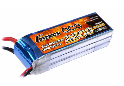 B-25C-2200-3S1P-PT - LIPO 2200mAh 25C 11.1V_GENS ACE XT60 B-25C-2200-3S1P-PT B-25C-2200-3S1P-PT - LIPO 2200mAh 25C 11.1V_GENS ACE XT60 B-25C-2200-3S1P-PT