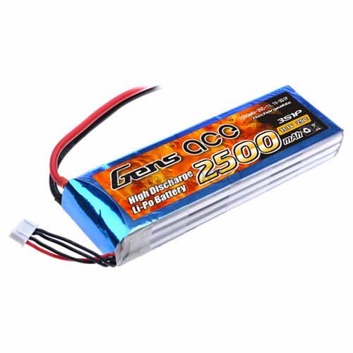 B-25C-2500-3S1P - LIPO 5842125 2500mAh 25C 11.1V_GENS ACE B-25C-2500-3S1P B-25C-2500-3S1P - LIPO 5842125 2500mAh 25C 11.1V_GENS ACE B-25C-2500-3S1P