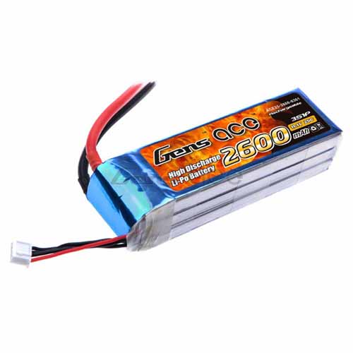 B-25C-2600-3S1P - LIPO 8534106 2600mAh 25C 11.1V_GENS ACE B-25C-2600-3S1P B-25C-2600-3S1P - LIPO 8534106 2600mAh 25C 11.1V_GENS ACE B-25C-2600-3S1P
