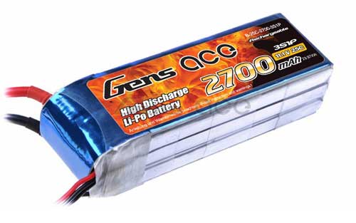 B-25C-2700-3S1P - LIPO 2700mAh 25C 11.1V_GENS ACE B-25C-2700-3S1P B-25C-2700-3S1P - LIPO 2700mAh 25C 11.1V_GENS ACE B-25C-2700-3S1P
