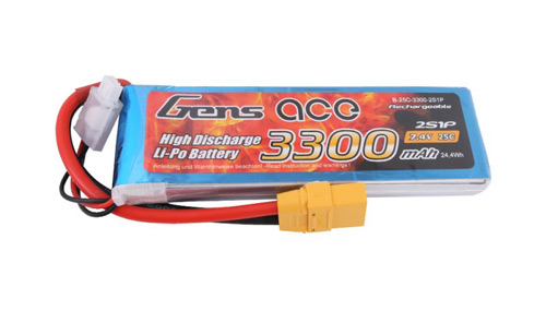 B-25C-3300-2S1P-XT90 - GENS ACE LIPO 3300mAh 25C 7.4V 2S1P XT90 B-25C-3300-2S1P-XT90 B-25C-3300-2S1P-XT90 - GENS ACE LIPO 3300mAh 25C 7.4V 2S1P XT90 B-25C-3300-2S1P-XT90