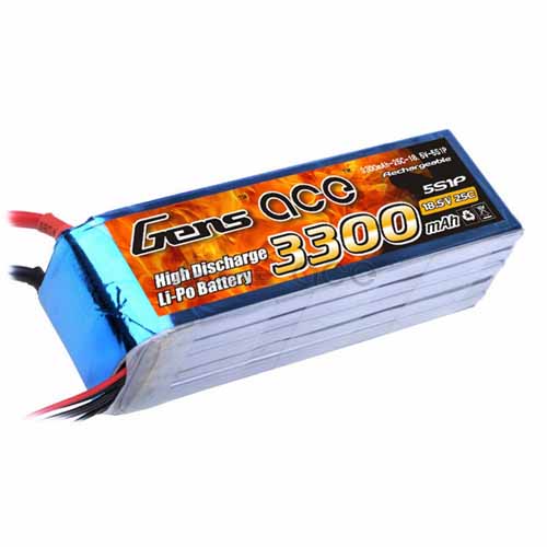 B-25C-3300-5S1P - LIPO 7542125 3300mAh 25C 18.5V_GENS ACE B-25C-3300-5S1P B-25C-3300-5S1P - LIPO 7542125 3300mAh 25C 18.5V_GENS ACE B-25C-3300-5S1P