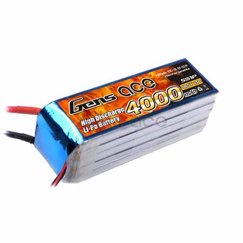 B-25C-4000-5S1P - LIPO 4000mAh 25C 18.5V 4S1P GENS ACE B-25C-4000-5S1P B-25C-4000-5S1P - LIPO 4000mAh 25C 18.5V 4S1P GENS ACE B-25C-4000-5S1P