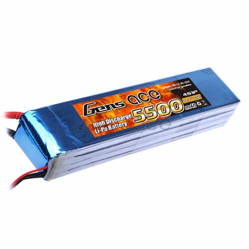 B-25C-5500-4S1P - LIPO 8045180 5500mAh 25C 14.8V_GENS ACE B-25C-5500-4S1P B-25C-5500-4S1P - LIPO 8045180 5500mAh 25C 14.8V_GENS ACE B-25C-5500-4S1P