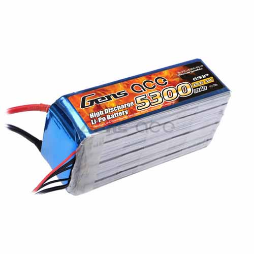 B-30C-5300-6S1P - LIPO 1042125 5300mAh 30C 22.2V_GENS ACE B-30C-5300-6S1P B-30C-5300-6S1P - LIPO 1042125 5300mAh 30C 22.2V_GENS ACE B-30C-5300-6S1P