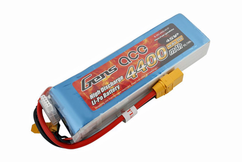 B-35C-4400-4S1P-XT90 - LIPO 4400mAh 35C 14.8V_GENS ACE (XT90) B-35C-4400-4S1P-XT90 B-35C-4400-4S1P-XT90 - LIPO 4400mAh 35C 14.8V_GENS ACE (XT90) B-35C-4400-4S1P-XT90