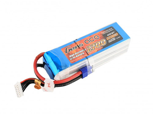 B-45C-2700-6S1P-XT60 - LIPO 2700mAh 45C 22.2V_GENS ACE (XT60) B-45C-2700-6S1P-XT60 B-45C-2700-6S1P-XT60 - LIPO 2700mAh 45C 22.2V_GENS ACE (XT60) B-45C-2700-6S1P-XT60