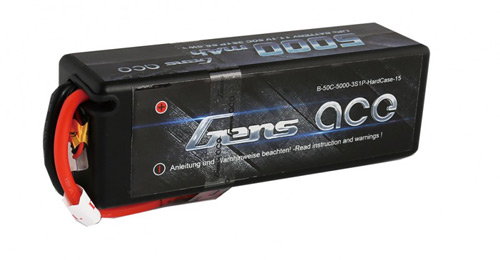 B-50C-5000-3S1P-HC-15 - LIPO 5000mAh 50C 11.1V HardCase_GENS ACE B-50C-5000-3S1P-HC-15