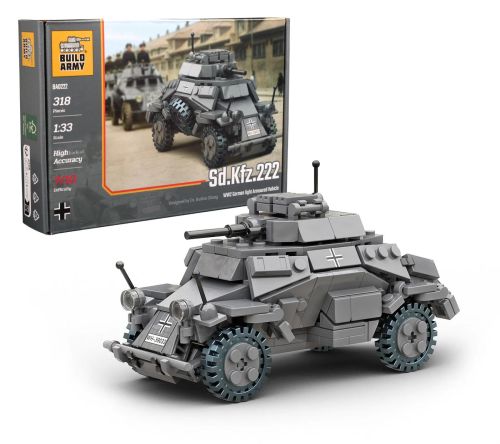 BA0222 - BuildArmy WW2 Sd.Kfz.222 (318 Teile) BA0222 BA0222 - BuildArmy WW2 Sd.Kfz.222 (318 Teile) BA0222