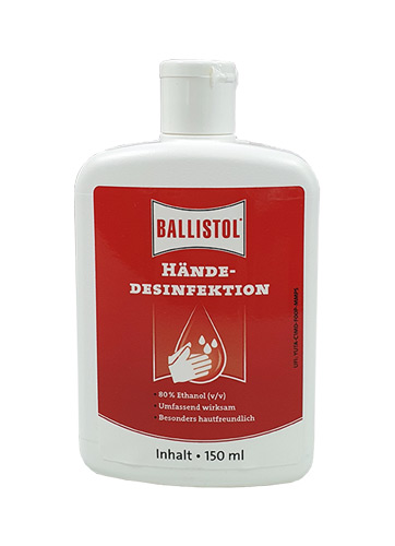 BAL29126 - BALLISTOL Haendedesinfektion - 150ml BAL29126 BAL29126 - BALLISTOL Haendedesinfektion - 150ml BAL29126