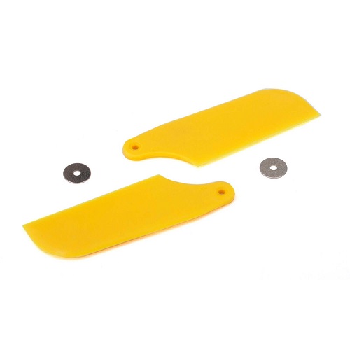 BLH1671YE - Tail Rotor Blade Set. Yellow: B450 3D. B400. B450 X BLH1671YE
