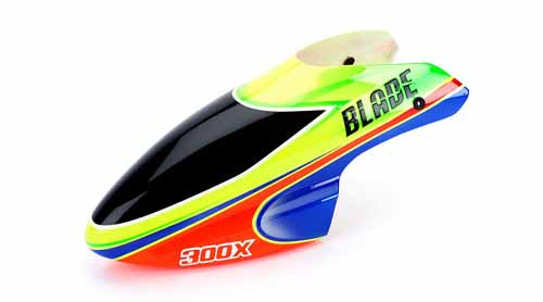 BLH4542D - GFK Haube Gruen _ Orange - 300X Blade BLH4542D BLH4542D - GFK Haube Gruen _ Orange - 300X Blade BLH4542D