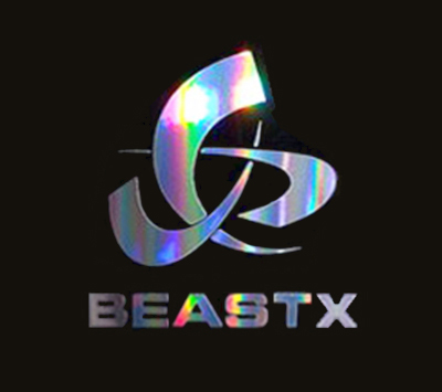 BXA-ST001 - Hologrammaufkleber BEASTX (2 Stk) BXA-ST001 BXA-ST001 - Hologrammaufkleber BEASTX (2 Stk) BXA-ST001