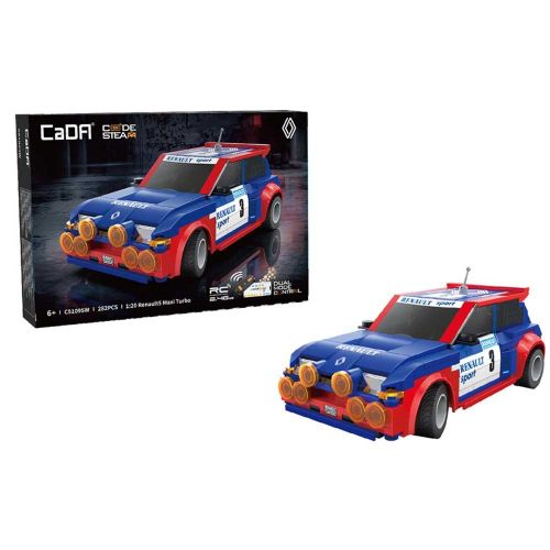 C51095W - CaDA Renault 5 Maxi Turbo 1_20 (282 Teile) C51095W C51095W - CaDA Renault 5 Maxi Turbo 1_20 (282 Teile) C51095W