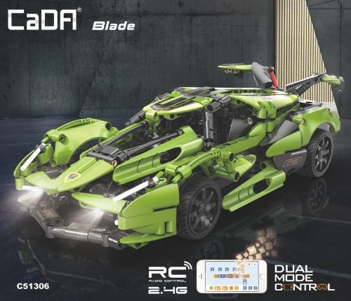 C51306W - CaDA Blade Sports Car 1_14 (432 Teile) C51306W C51306W - CaDA Blade Sports Car 1_14 (432 Teile) C51306W