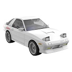 C55016W - CaDA Initial-D Mazda FC35 RX-7 1_35 (66 Teile)