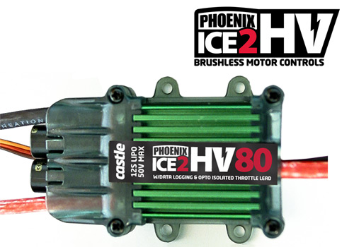 CC-010-0075-01 - Phoenix ICE2 HV 80 Brushless Speed Controller CastleCreations CC-010-0075-01