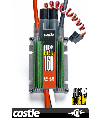 CC-010-0103-00 - Phoenix EDGE HV 160 Brushless Speed Controller CastleCreations CC-010-0103-00 CC-010-0103-00 - Phoenix EDGE HV 160 Brushless Speed Controller CastleCreations CC-010-0103-00