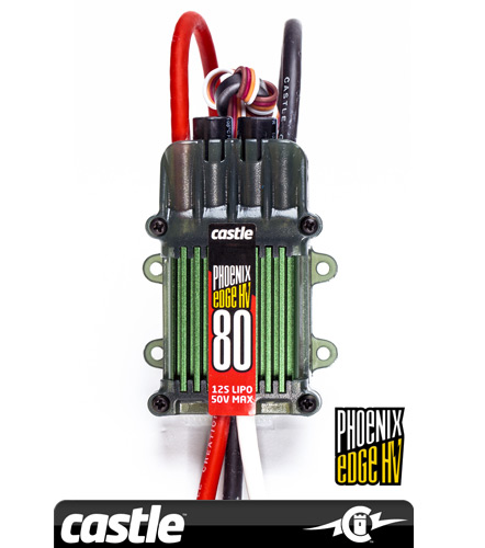 CC-010-0105-00 - Phoenix EDGE HV 80 Brushless Speed Controller CastleCreations CC-010-0105-00 CC-010-0105-00 - Phoenix EDGE HV 80 Brushless Speed Controller CastleCreations CC-010-0105-00