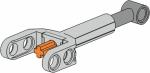 CJH8070.01 - CaDA Bricks Technik Lenkstange mit Doppel-Gabelaufnahme