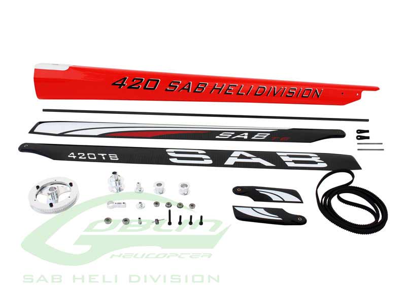 CK421 - 380 Conversion Kit auf GOBLIN 420 - rot SAB CK421