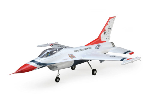 EFL78500 - F-16 Thunderbirds 70mm EDF Jet mit AS3X_Safe Select - BNF Basic E-flite EFL78500