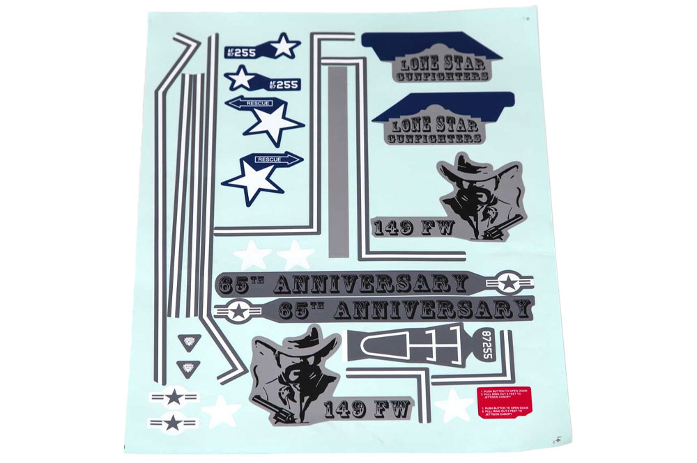 EFL9886 - Dekorbogen - F-16 Falcon 64mm EDF EFL9886 EFL9886 - Dekorbogen - F-16 Falcon 64mm EDF EFL9886