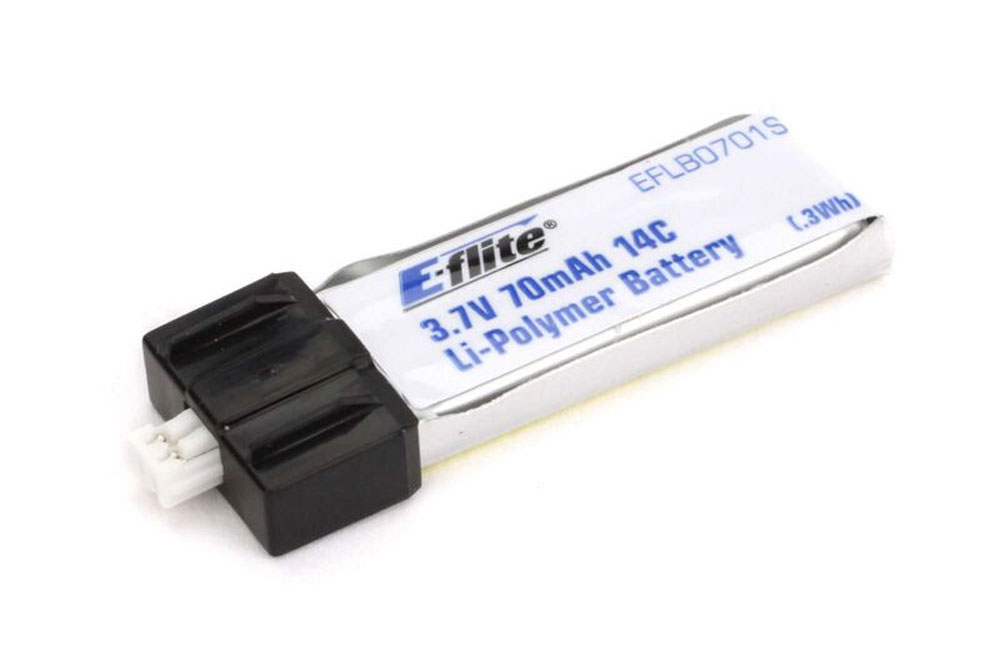 EFLB0701S - E-flite 3.7V 1S1P 70mAh 14C EFLB0701S EFLB0701S - E-flite 3.7V 1S1P 70mAh 14C EFLB0701S