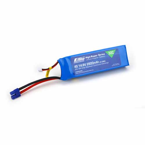 EFLB28004S30 - E-flite 14.8V 4S1P 2800mAh 30C EFLB28004S30 EFLB28004S30 - E-flite 14.8V 4S1P 2800mAh 30C EFLB28004S30