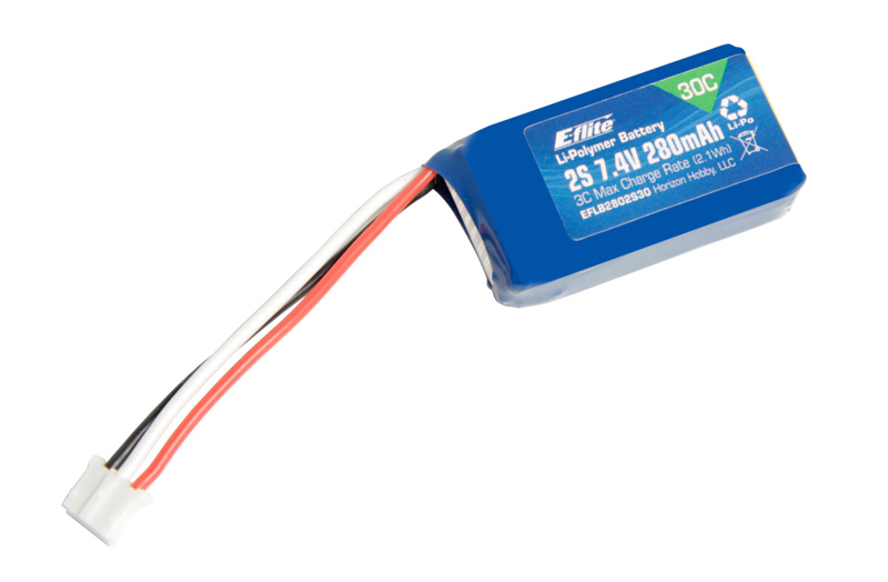 EFLB2802S30 - E-flite 7.4V 2S1P 280mAh 30C EFLB2802S30 EFLB2802S30 - E-flite 7.4V 2S1P 280mAh 30C EFLB2802S30