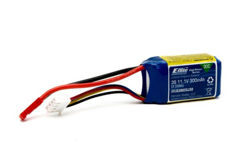 EFLB3003SJ30 - E-flite 11.1V 3S1P 300mAh 30C EFLB3003SJ30