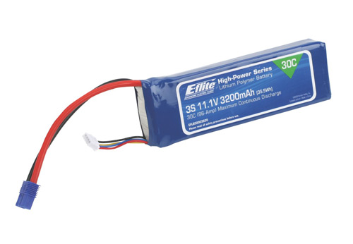 EFLB32003S30 - E-flite 11.1V 3S1P 3200mAh 30C EFLB32003S30