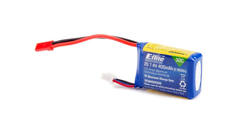 EFLB4002S30 - E-flite 7.4V 2S1P 400mAh 30C LiPo BEC EFLB4002S30 EFLB4002S30 - E-flite 7.4V 2S1P 400mAh 30C LiPo BEC EFLB4002S30