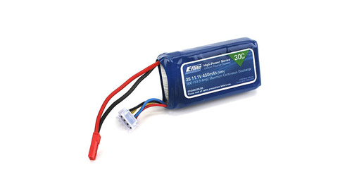 EFLB4503SJ30 - E-flite 11.1V 3S1P 450mAh 30C EFLB4503SJ30