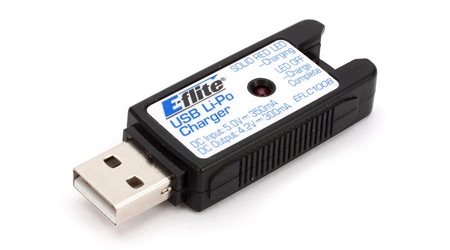 EFLC1008 - E-flite 1S USB Li-Po Ladegeraet 350mA EFLC1008