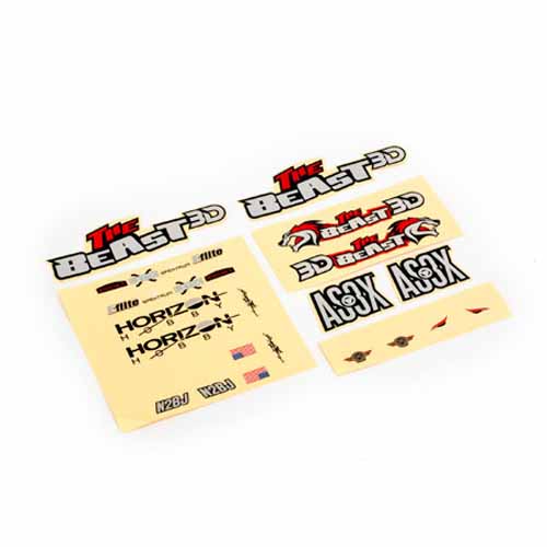 EFLU4865 - Dekorbogen UMX Beast 3D E-flite EFLU4865 EFLU4865 - Dekorbogen UMX Beast 3D E-flite EFLU4865