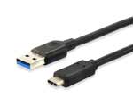 EQ128345 - USB 3.0 Kabel USB-A Stecker_USB-C Stecker 3A 0.5m