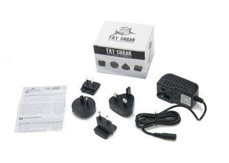 FASH1616 - FatShark Steckdosenlader mit US_EU_UK_AU Adapter FASH1616 FASH1616 - FatShark Steckdosenlader mit US_EU_UK_AU Adapter FASH1616