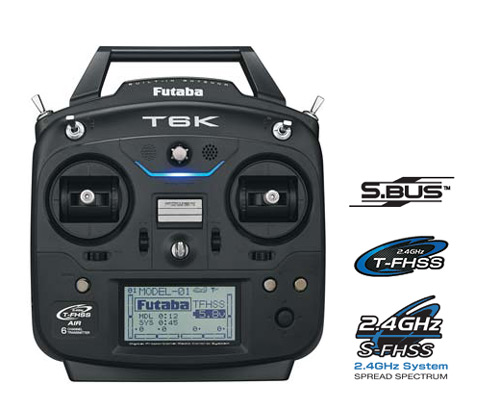 FUTK6100 - Futaba T6K V2.0 T-FHSS_S-FHSS 8-Kanal inkl. R3006SB FUTK6100 FUTK6100 - Futaba T6K V2.0 T-FHSS_S-FHSS 8-Kanal inkl. R3006SB FUTK6100
