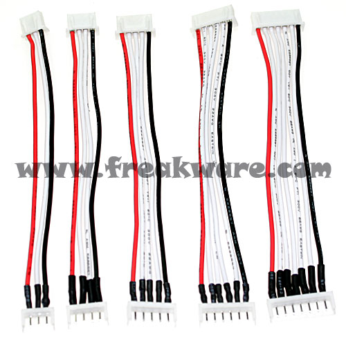 FW-3002 - Balanceadapter Set 2-6S JST-EH Stift auf JST-XH Buchse freakware FW-3002 FW-3002 - Balanceadapter Set 2-6S JST-EH Stift auf JST-XH Buchse freakware FW-3002