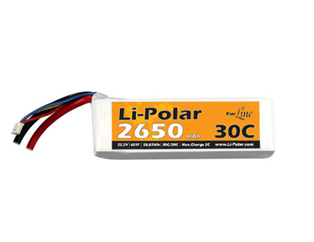LPAA900023 - Li-Polar 22.2V 6S1P 2650mAh 30C LPAA900023 LPAA900023 - Li-Polar 22.2V 6S1P 2650mAh 30C LPAA900023