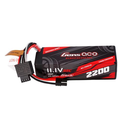 GEA223S35E2GT - Gens ace 2200mAh 3S 35C 11.1V Lipo Battery | IEC2 Plug | Car Classic GEA223S35E2GT GEA223S35E2GT - Gens ace 2200mAh 3S 35C 11.1V Lipo Battery | IEC2 Plug | Car Classic GEA223S35E2GT