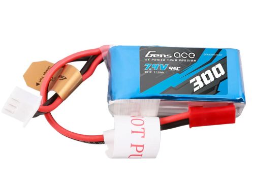 GEA3002S45JST - Gens ace 300 mAh 7.4 V 2S1P 45C Lipo-Akkupack GEA3002S45JST GEA3002S45JST - Gens ace 300 mAh 7.4 V 2S1P 45C Lipo-Akkupack GEA3002S45JST