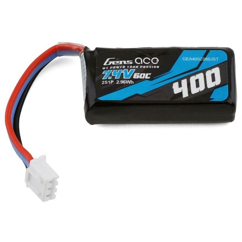 GEA4002S60JST - Gens ace 400mAh 7.4V 60C 2S1P GEA4002S60JST GEA4002S60JST - Gens ace 400mAh 7.4V 60C 2S1P GEA4002S60JST