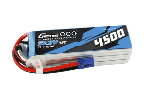 GEA45006S45E5 - Gens ace 4500mAh 22.2V 45C 6S1P GEA45006S45E5 GEA45006S45E5 - Gens ace 4500mAh 22.2V 45C 6S1P GEA45006S45E5