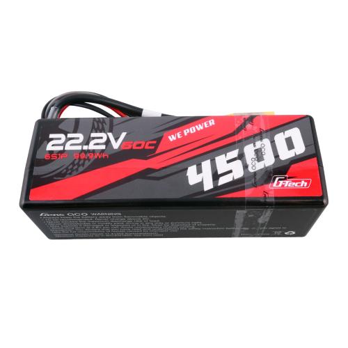 GEA456S60X9GT - Gens ace G-Tech 4500mAh 6S1P 22.2V 60C Lipo Battery GEA456S60X9GT GEA456S60X9GT - Gens ace G-Tech 4500mAh 6S1P 22.2V 60C Lipo Battery GEA456S60X9GT