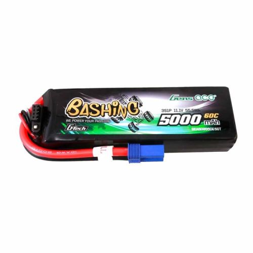 GEA503S60E5GT - Gens ace 5000mAh 11.1V 3S1P 60C Lipo Battery with EC5 Plug GEA503S60E5GT GEA503S60E5GT - Gens ace 5000mAh 11.1V 3S1P 60C Lipo Battery with EC5 Plug GEA503S60E5GT