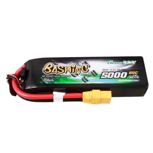 GEA503S60X9GT - Gens ace 5000mAh 11.1V 3S1P 60C Lipo Battery with XT90 Plug GEA503S60X9GT GEA503S60X9GT - Gens ace 5000mAh 11.1V 3S1P 60C Lipo Battery with XT90 Plug GEA503S60X9GT