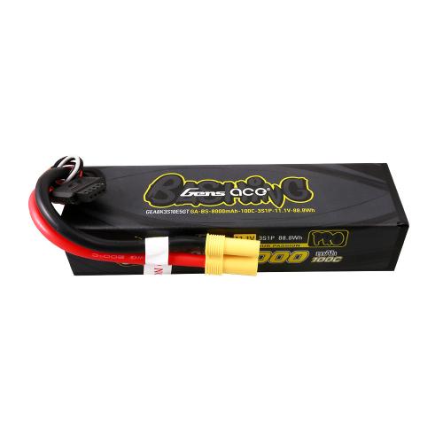 GEA8K3S10E5GT - Gens Ace 8000 mAh 3S 100C 11.1 V LiPo-Akku GEA8K3S10E5GT GEA8K3S10E5GT - Gens Ace 8000 mAh 3S 100C 11.1 V LiPo-Akku GEA8K3S10E5GT